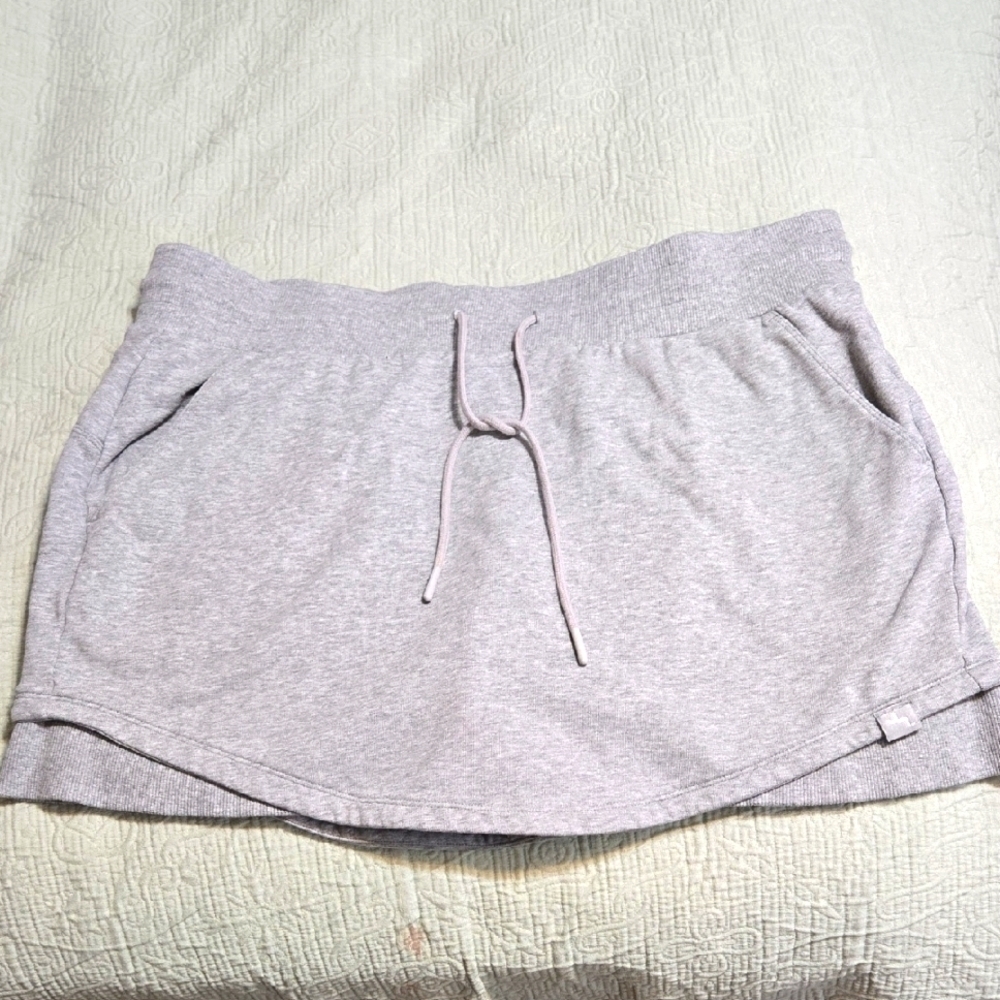 Joy Lab Light Gray Casual Drawstring Skort